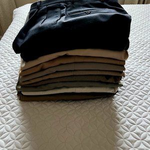 Men's Tailored Dress Pants (12) Tom James Like New, Original Cost Over $2,800